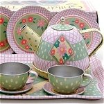 Floral Tin Tea Set